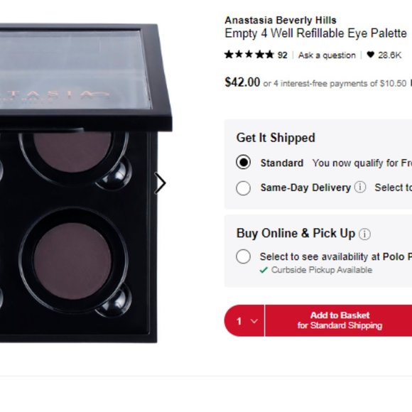 Anastasia Beverly Hills Empty Palette and Precision Brow Brush - New - Picture 2 of 4